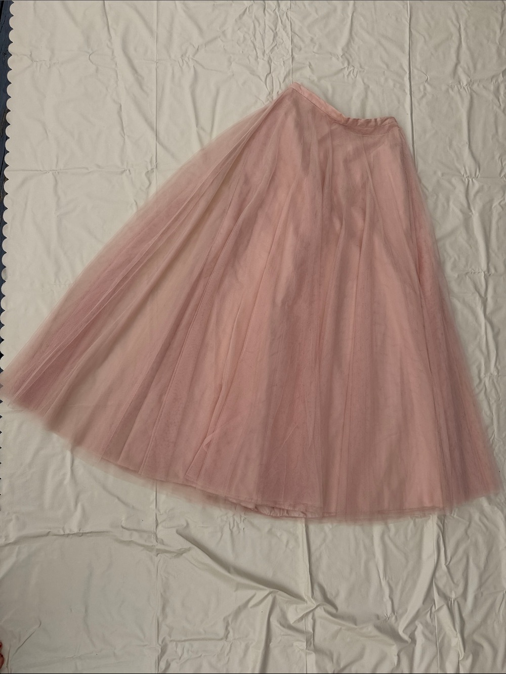 Jenny Yoo Dusty Rose Tulle A-Line Skirt Sz 8 - Picture 3 of 9